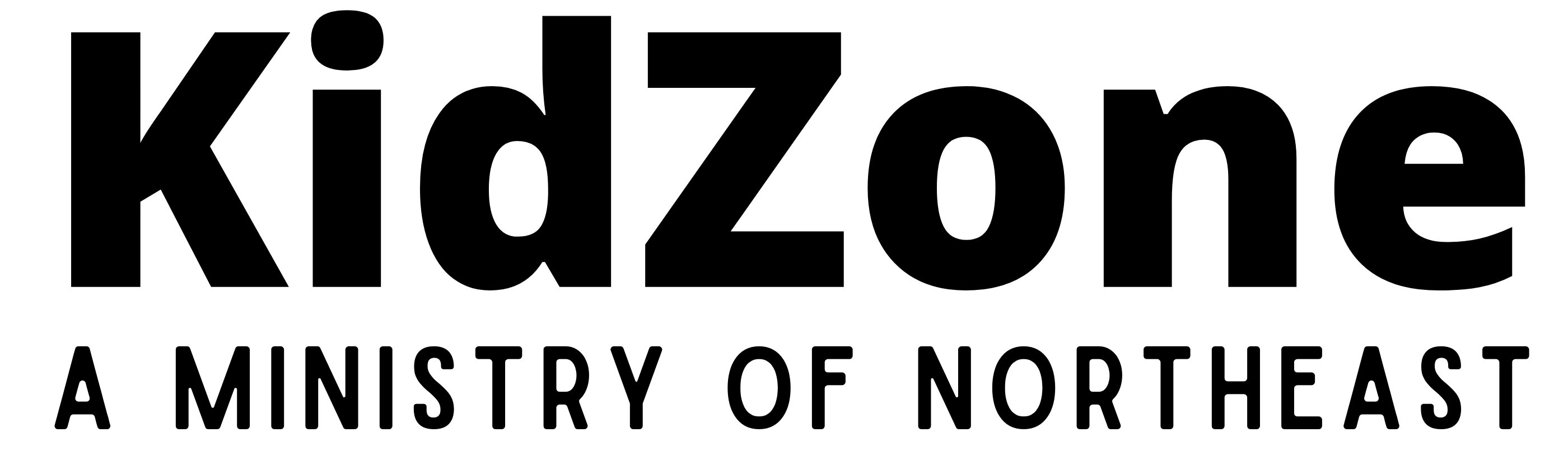 KidZone Logo Full Black
